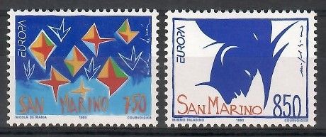 Znaczek San Marino 1993 Mi 1523-1524 Czyste **