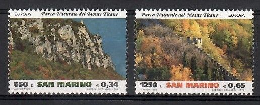 Znaczek San Marino 1999 Mi 1832-1833 Czyste **