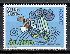 Znaczek Wyspy Alandzkie 2001 Mi 191 Czyste **