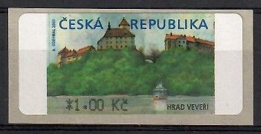 Znaczek Czechy 2000 Mi aut 1 Czyste **