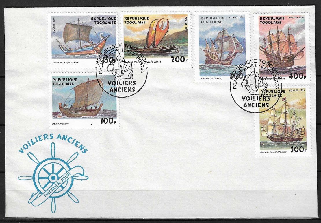 Znaczek Togo 1999 Mi 2948-2953 FDC