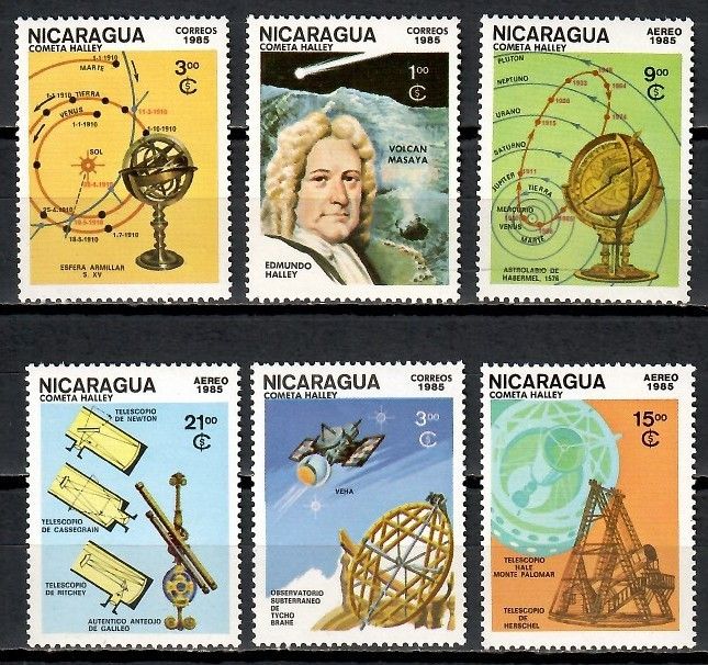 Znaczek Nikaragua 1985 Mi 2621-2626 Czyste **