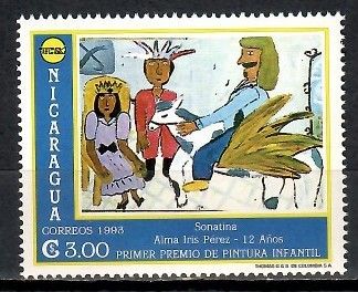 Znaczek Nikaragua 1993 Mi 3195 Czyste **