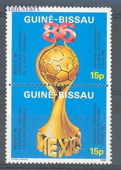 Znaczek Gwinea Bissau 1986 Mi 901-902 Czyste **