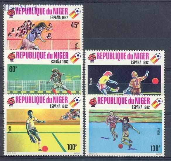 Znaczek Niger 1980 Mi 719-723 Czyste **