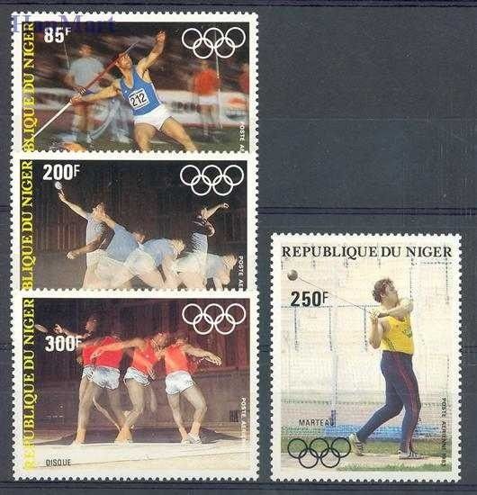Znaczek Niger 1983 Mi 846-849 Czyste **