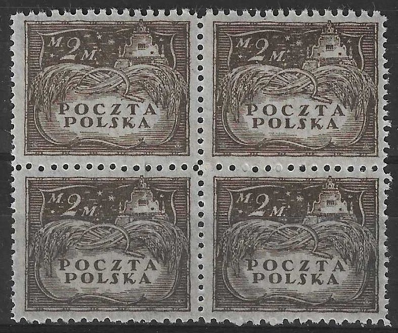 Znaczek Polska 1919 Mi 111 Fi 94B Czyste **