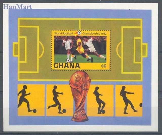 Znaczek Ghana 1982 Mi bl 97 Czyste **