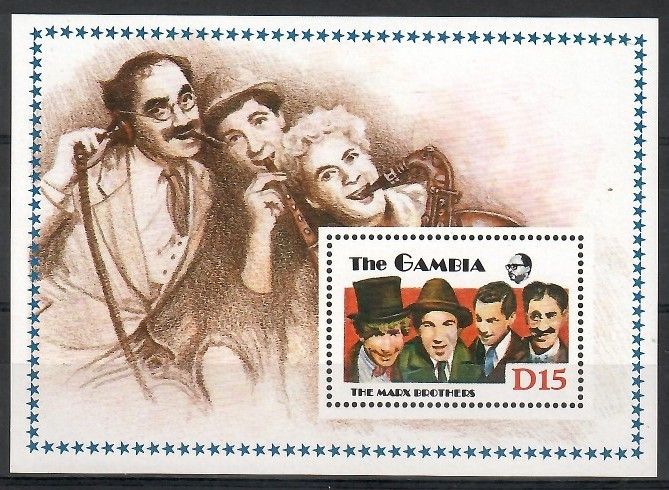 Znaczek Gambia 1988 Mi bl 54 Czyste **