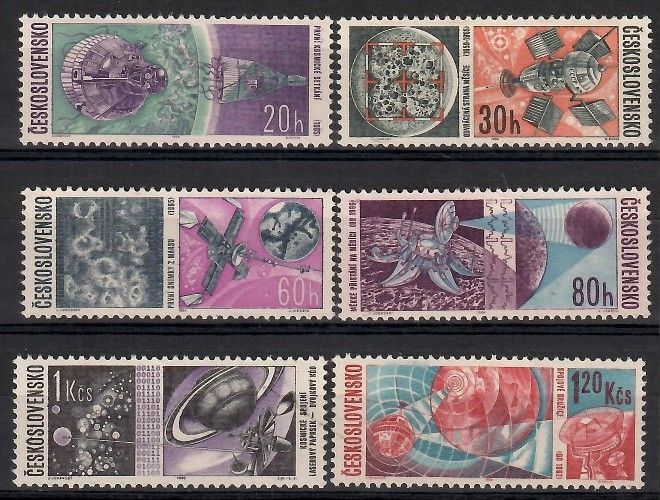 Znaczek Czechosłowacja 1966 Mi 1651-1656 Czyste **