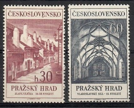 Znaczek Czechosłowacja 1967 Mi 1705-1706 Czyste **