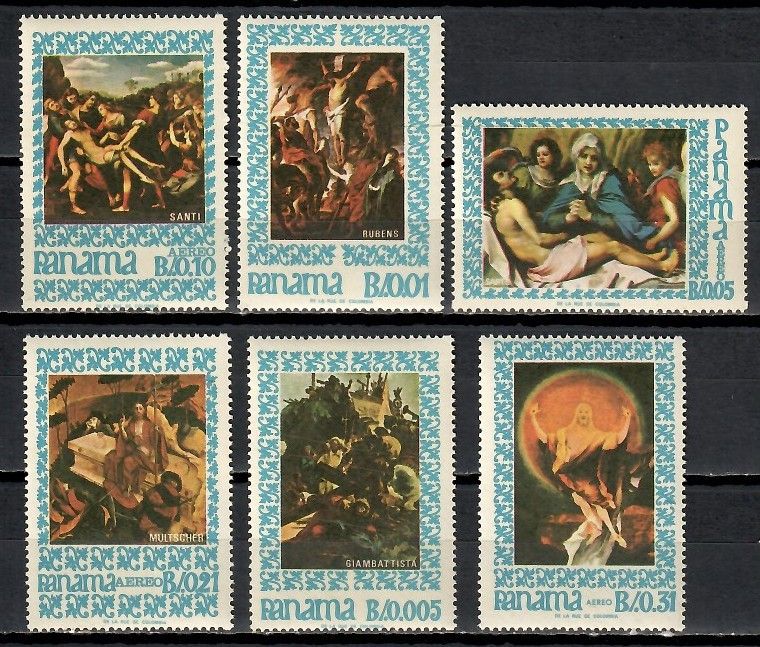Znaczek Panama 1967 Mi 966-971 Czyste **