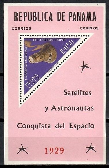 Znaczek Panama 1964 Mi bl 19 Czyste **