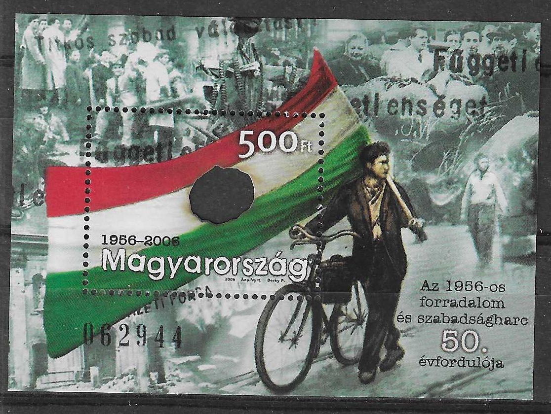 Znaczek Węgry 2006 Mi bl 309 Czyste **