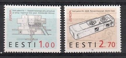 Znaczek Estonia 1994 Mi 233-234 Czyste **