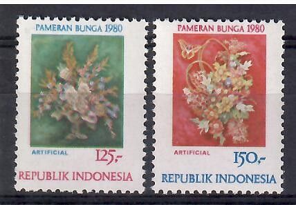 Znaczek Indonezja 1980 Mi 957-958 Czyste **