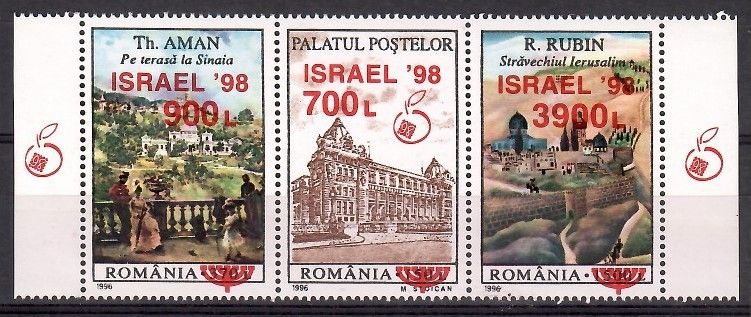Znaczek Rumunia 1998 Mi 5306-5308 Czyste **