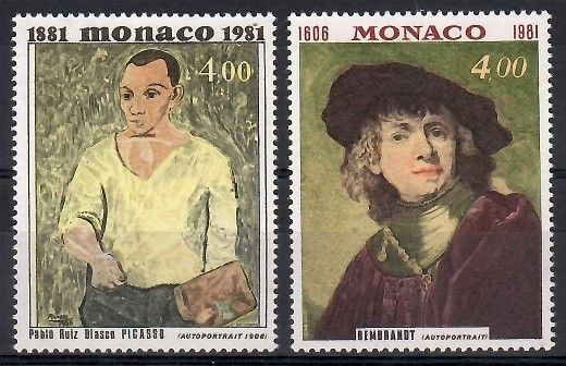Znaczek Monako 1981 Mi 1494-1495 Czyste **