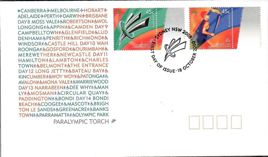 Znaczek Australia 2000 Mi zf 1998-1999 FDC