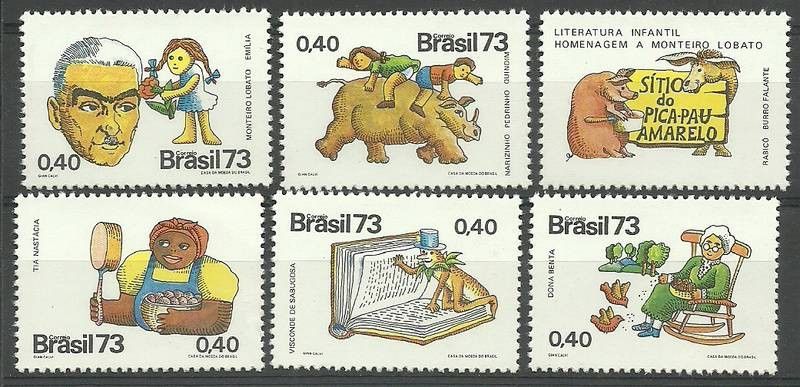 Znaczek Brazylia 1973 Mi 1396-1400 Czyste **