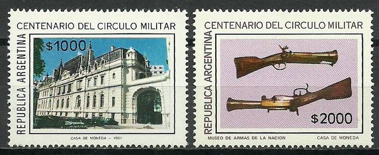 Znaczek Argentyna 1981 Mi 1512-1513 Czyste **