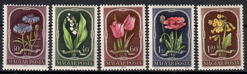 Znaczek Węgry 1951 Mi 1208-1212 Czyste **