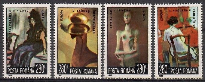Znaczek Rumunia 1993 Mi 4891-4894 Czyste **