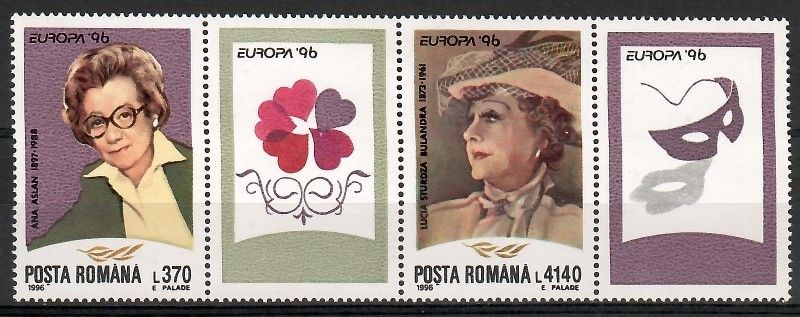 Znaczek Rumunia 1996 Mi 5174-5175 Czyste **