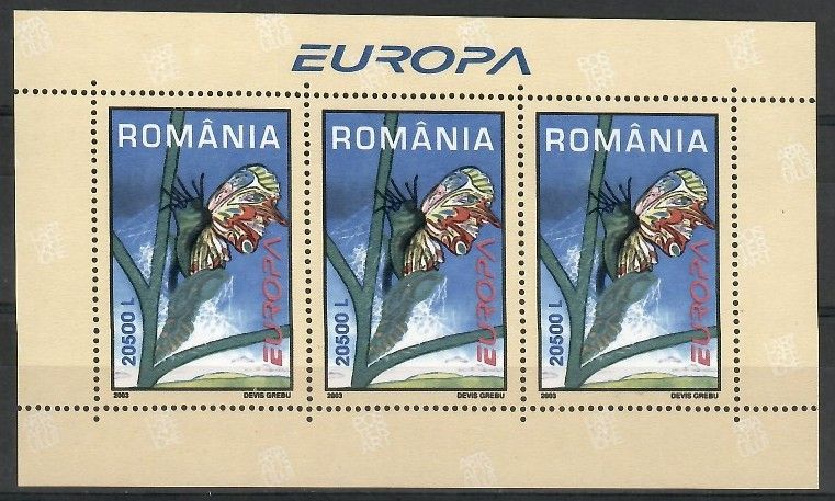 Znaczek Rumunia 2003 Mi bl 330 Czyste **