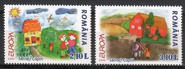 Znaczek Rumunia 2006 Mi 6065-6066 Czyste **