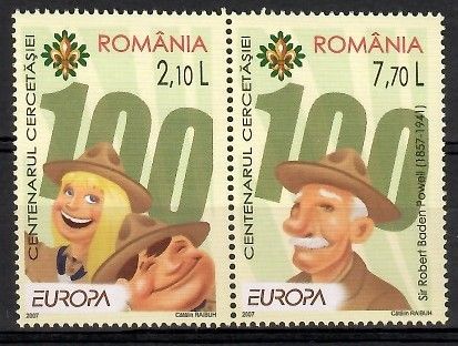Znaczek Rumunia 2007 Mi 6190-6191 Czyste **