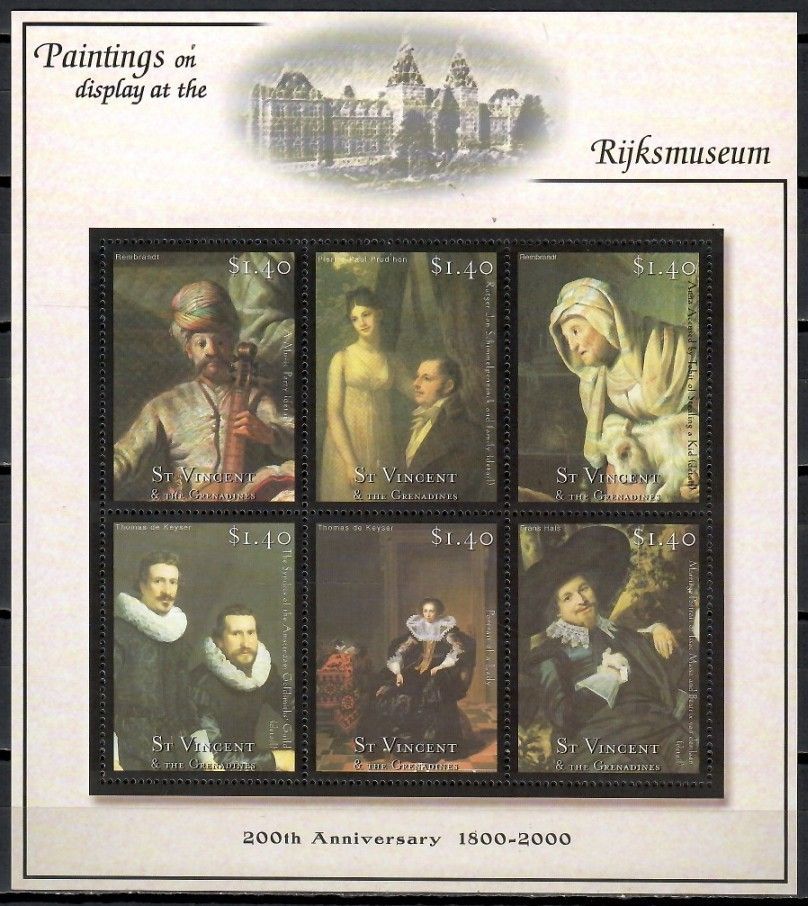 Znaczek Saint Vincent i Grenadyny 2001 Mi ark5144-5149 Czyste **