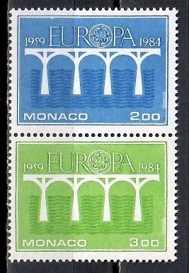 Znaczek Monako 1984 Mi 1622-1623 Czyste **