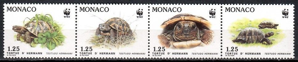 Znaczek Monako 1991 Mi 2046-2049 Czyste **