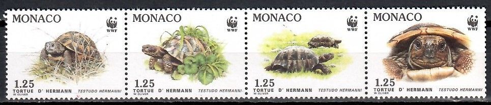 Znaczek Monako 1991 Mi 2046-2049 Czyste **