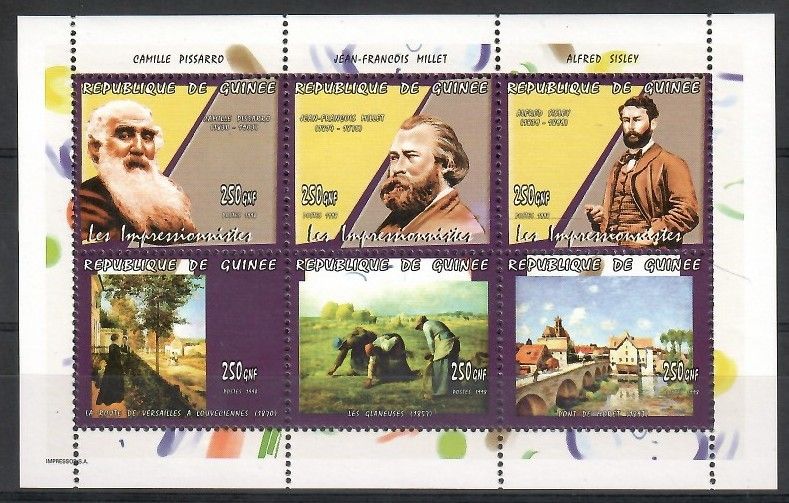 Znaczek Gwinea 1999 Mi ark 2624-2629 Czyste **