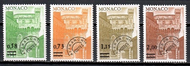 Znaczek Monako 1978 Mi 1301-1304 Czyste **