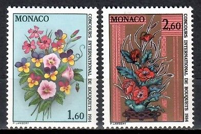 Znaczek Monako 1983 Mi 1602-1603 Czyste **
