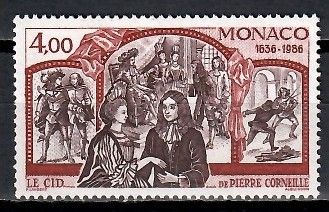 Znaczek Monako 1986 Mi 1773 Czyste **