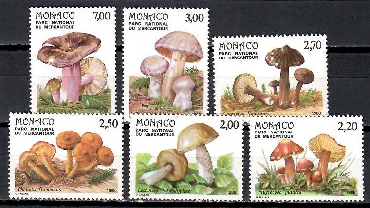 Znaczek Monako 1988 Mi 1861-1866 Czyste **