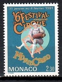 Znaczek Monako 1991 Mi 1994 Czyste **