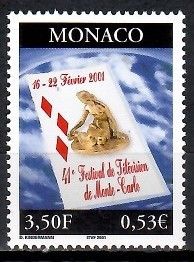 Znaczek Monako 2001 Mi 2547 Czyste **