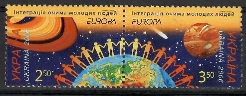 Znaczek Ukraina 2006 Mi 785-786 Czyste **