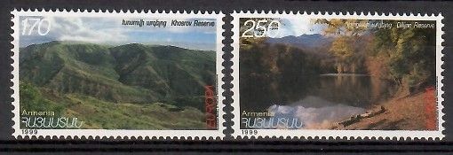 Znaczek Armenia 1999 Mi 353-354 Czyste **