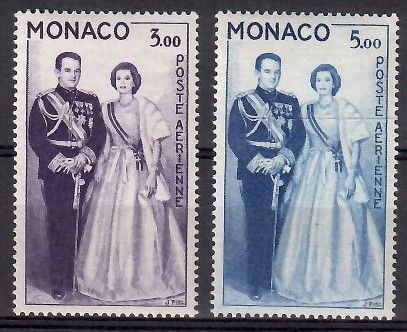 Znaczek Monako 1960 Mi 655-656 Czyste **