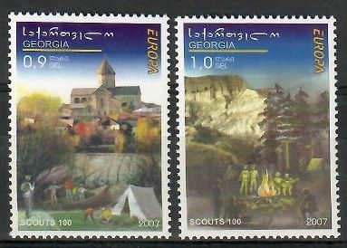 Znaczek Gruzja 2008 Mi 551-552 Czyste **
