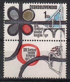 Znaczek Czechosłowacja 1971 Mi zf 2020 Czyste **