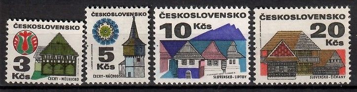Znaczek Czechosłowacja 1972 Mi 2080-2083x Czyste **