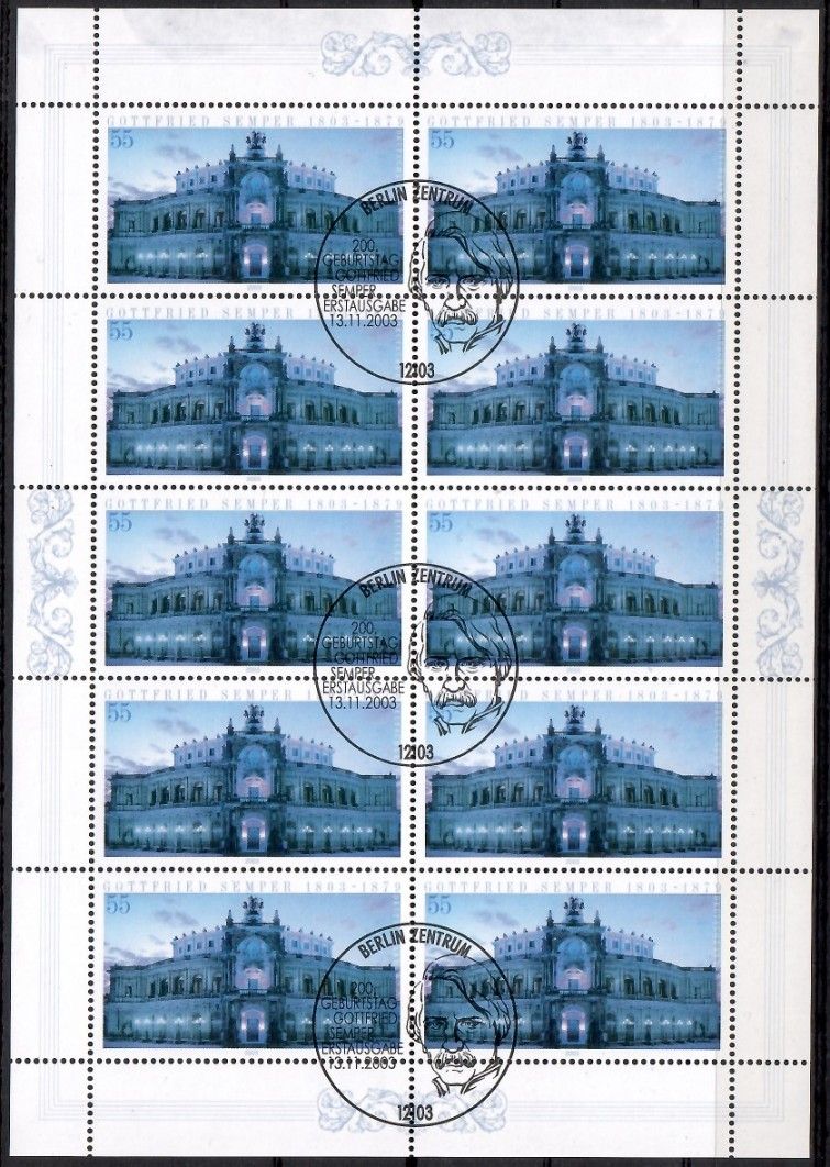 Znaczek Niemcy 2003 Mi abo ark 2371 Stemplowane