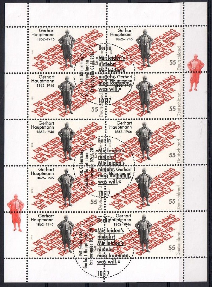 Znaczek Niemcy 2012 Mi abo ark 2963 Stemplowane